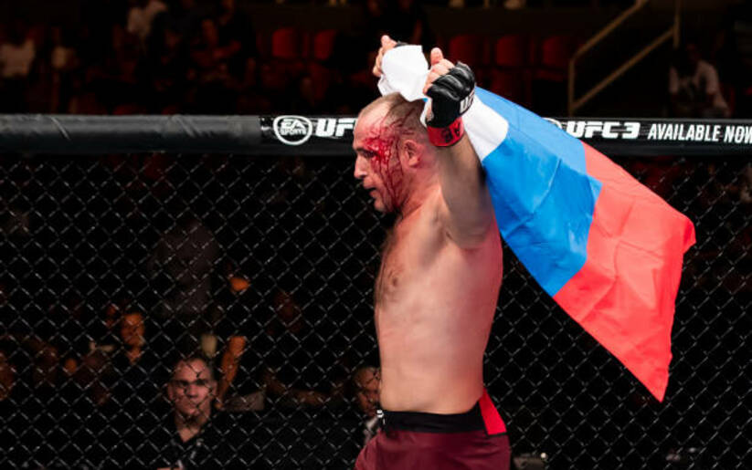 Image for MMASucka’s Submission of the Month for May 2018: Alexey Oleynik secures the 11th Ezekiel Choke finish of his career
