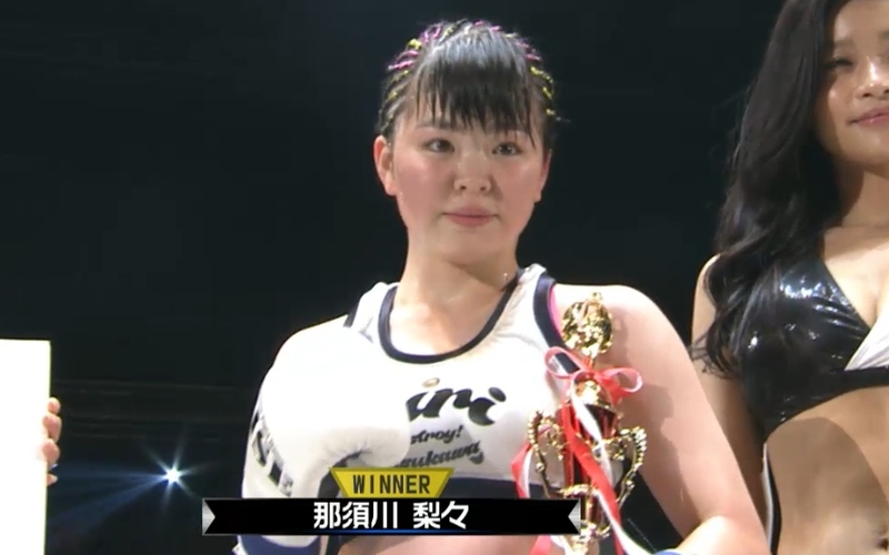 Image for 15-year-old Riri Nasukawa, sister of Tenshin, wins pro kickboxing debut at RISE 125