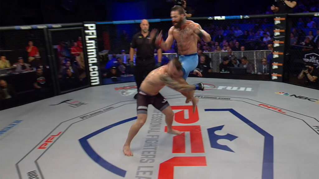 MMASucka’s Knockout of the Month for June 2018: Alex Nicholson pulls the comeback with a vicious flying knee