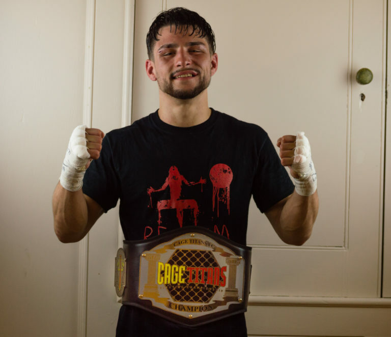 Jay Perrin talks Cage Titans 40 Title Victory