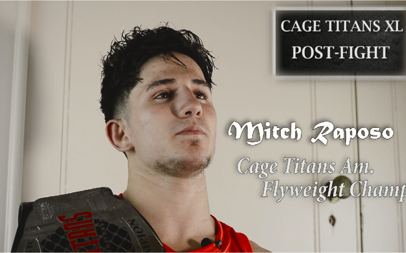 Image for Mitch Raposo talks Dominant Title Defense at Cage Titans 40