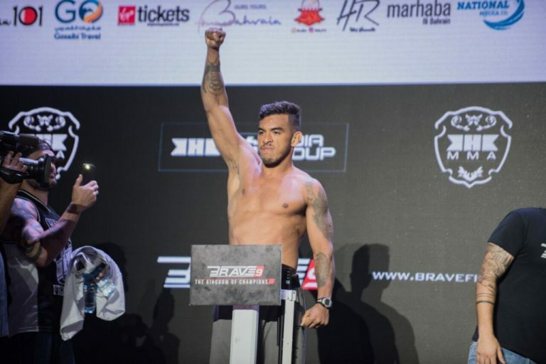 Erick da Silva welcomes Guram Kutateladze at Brave CF 16