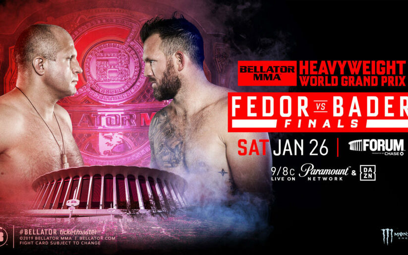 Image for Fedor Emelianenko and Ryan Bader fight for heavyweight gold at The Forum in January