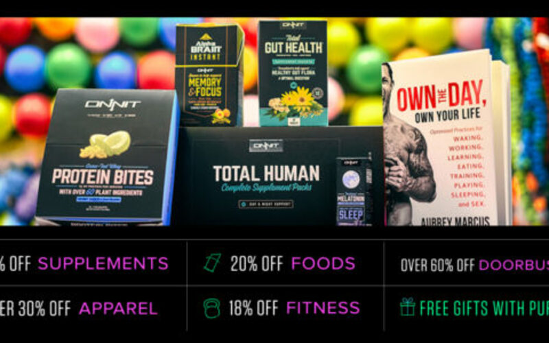 Image for Massive Black Friday and Cyber Monday Sale at Onnit
