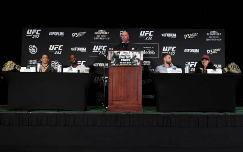 Image for UFC 232 Official Weigh-In Results