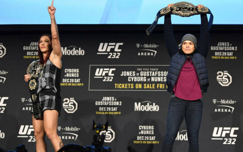 Image for Cris Cyborg and Amanda Nunes Excited to Elevate Women’s MMA at UFC 232