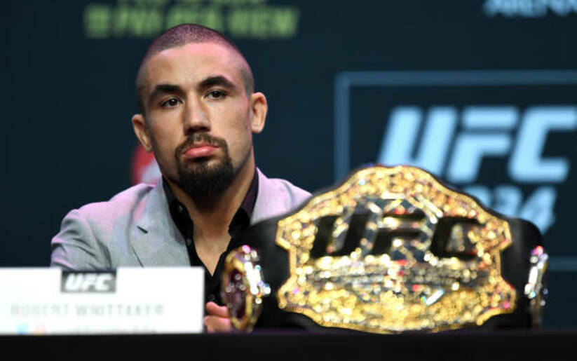 Image for UFC Middleweight Champion Robert Whittaker OUT of UFC 234