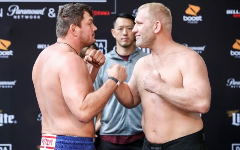 Image for Mitrione and Kharitonov make weight for their Bellator 225 rematch