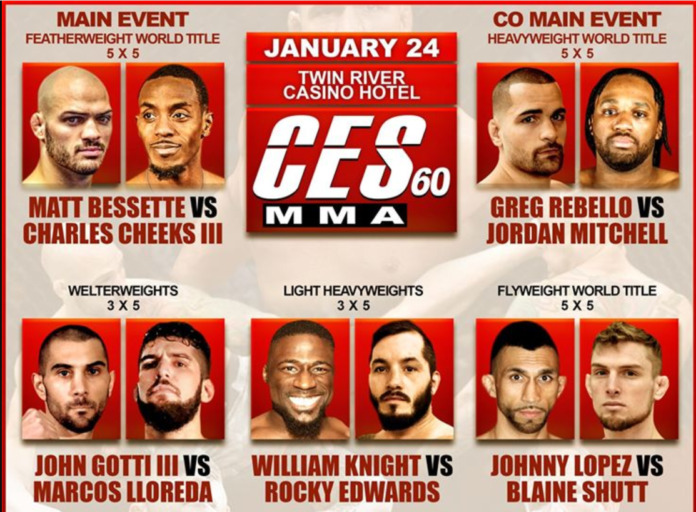 CES MMA 60 Results