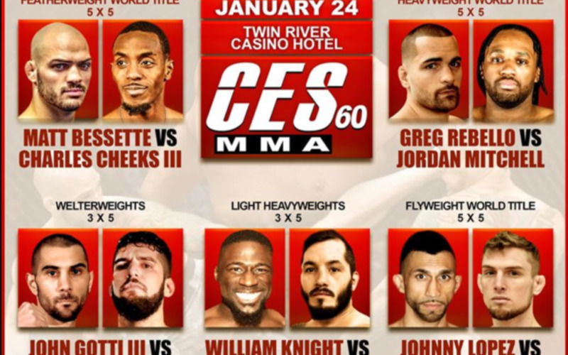 Image for CES MMA 60 Results and Recaps