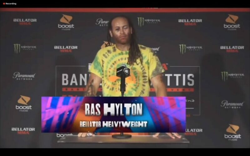 Image for Ras Hylton Pulls Out Win at Bellator 242 on Three Days Notice