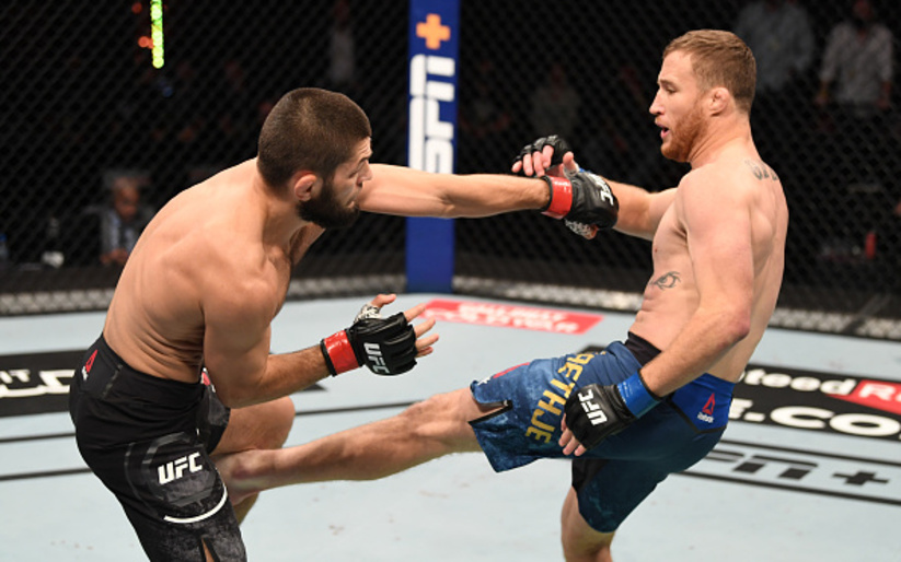 Image for Point-Counterpoint: Did Justin Gaethje Win Round 1 at UFC 254?