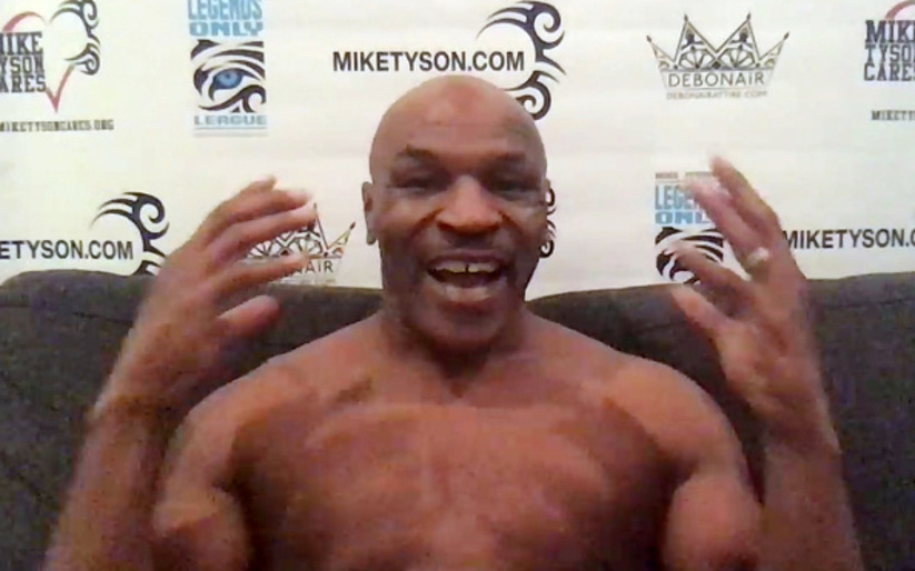 Image for Mike Tyson and Roy Jones Jr. Weigh in Ahead of Tomorrow’s Fight