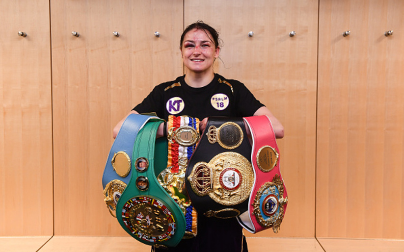 Image for Katie Taylor Becomes Two Weight Undisputed Champion