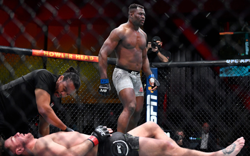 Image for Francis Ngannou KO’s Stipe Miocic for UFC Heavyweight Title