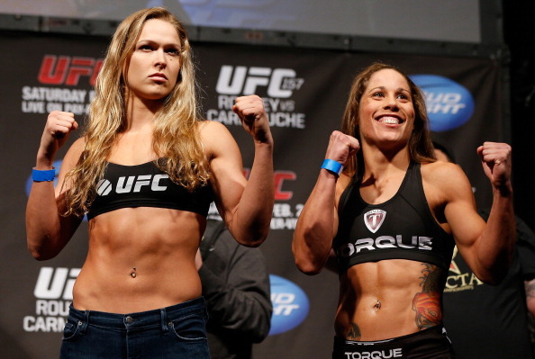 Rousey and Carmouche UFC 157