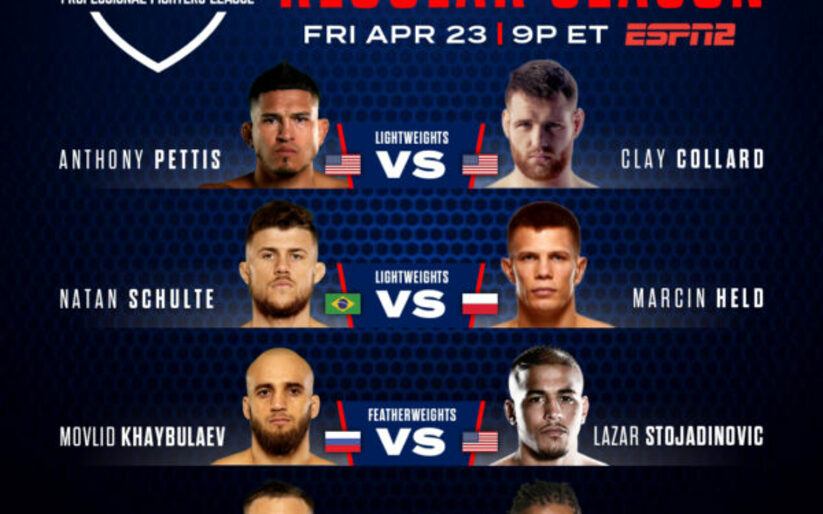 Image for PFL 1: Lance Palmer, Anthony Pettis and More Talk Upcoming Fights