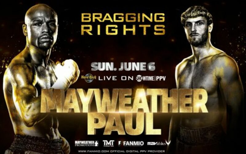 Image for Floyd Mayweather vs. Logan Paul set for June 6th in an exhibition boxing bout