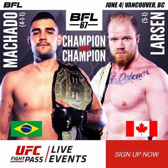 Caio Machado Takes On Christian Larsen For Bfl Heavyweight Gold