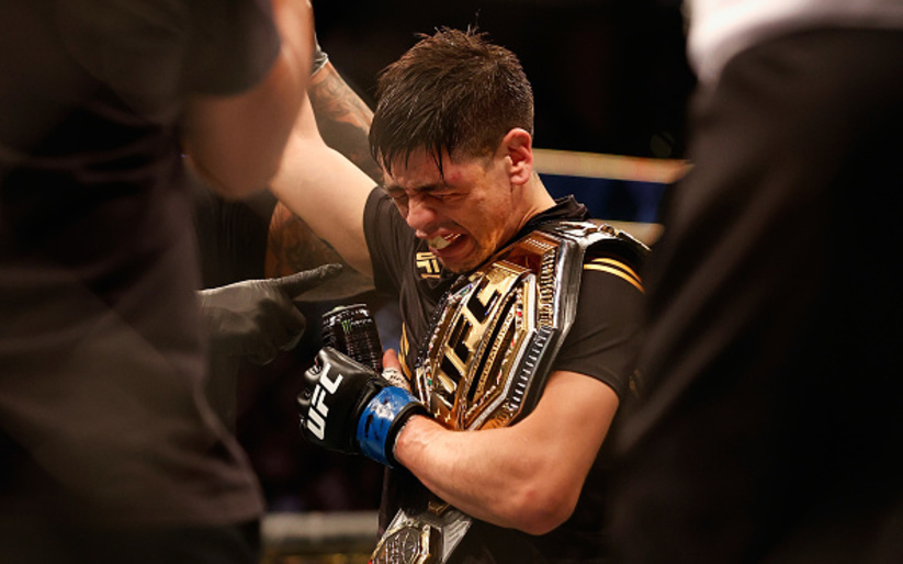 Image for Brandon Moreno Submits Deiveson Figueiredo to Become UFC Flyweight Champ