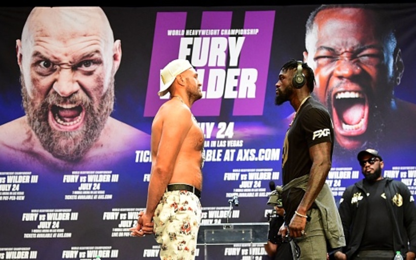 Image for Tyson Fury Tests Positive for COVID-19, Out of Deontay Wilder Trilogy