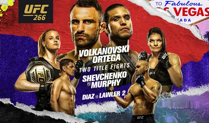 Watch UFC 266: Volkanovski vs. Ortega PPV 9/25/21 Full Show Online