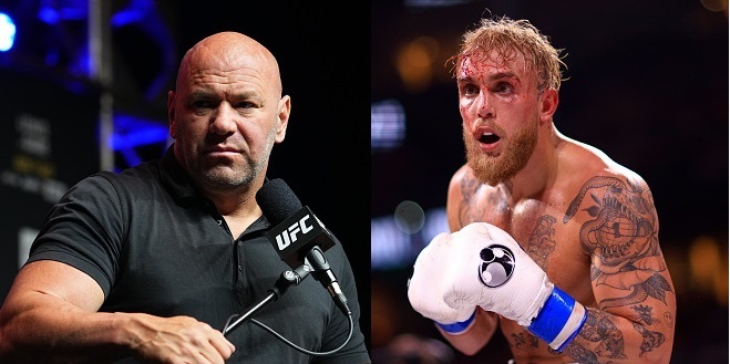 Dana White Jake Paul Dana White Jake Paul