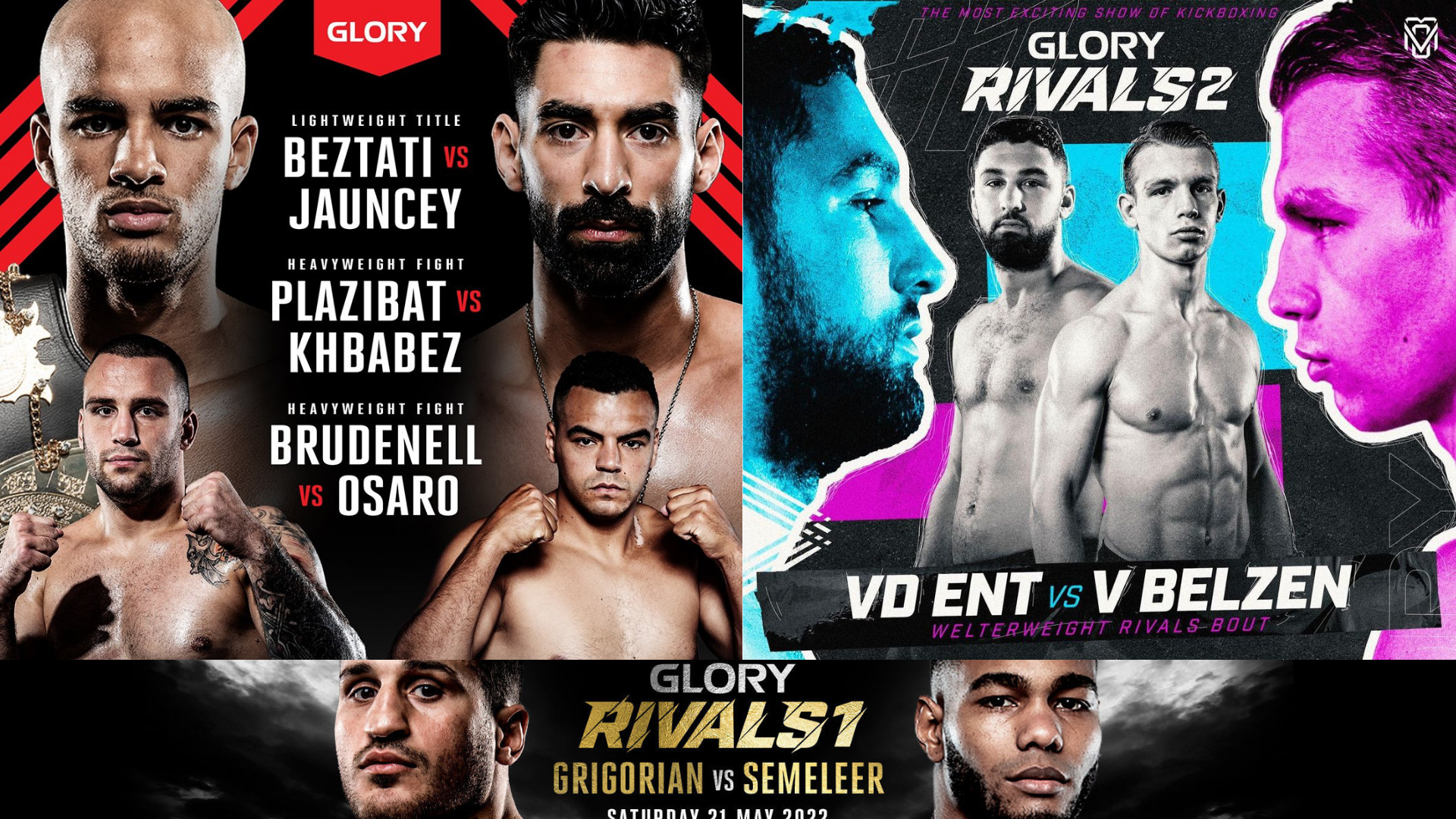 GLORY Kickboxing 2022 Schedule - MMA Sucka