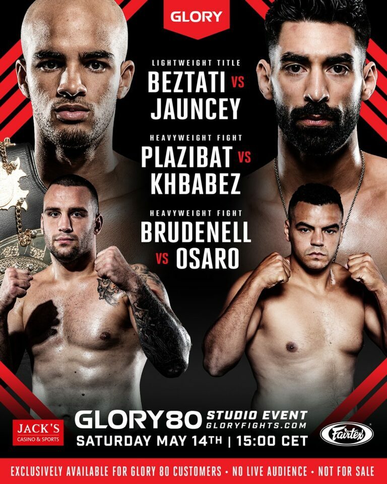 Glory Kickboxing 2022 Schedule - Mma Sucka