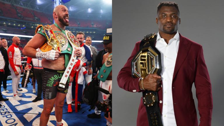 Tyson fury and francis ngannou