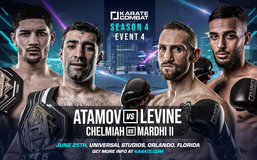 Image for Karate Combat Announces Season 4: Atamov vs. Levine for June 25