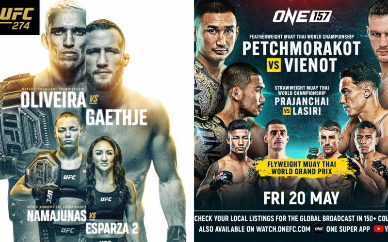 Image for Combat Sports Event Calendar: May 2022