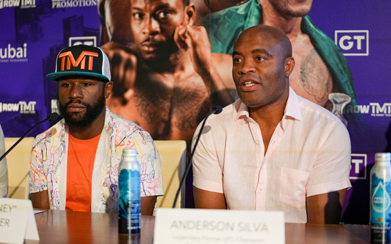 Image for Exhibition Boxing Event Featuring Floyd Mayweather and Anderson Silva Cancelled