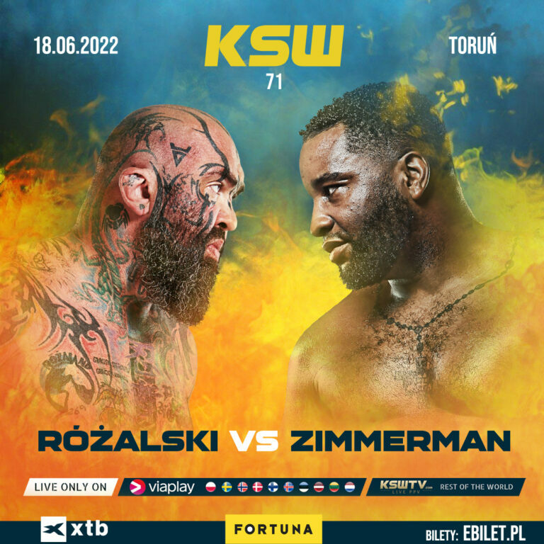 Errol Zimmerman vs Marcin Rozalski at KSW 71