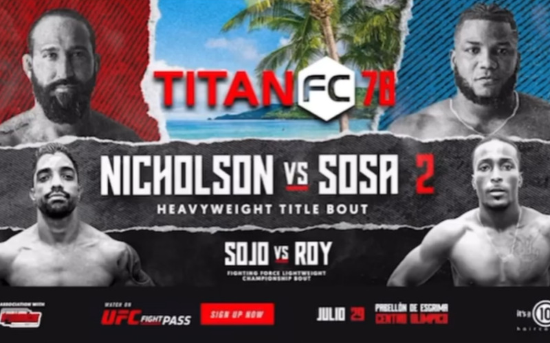 Image for Titan FC 78 – Nicholson vs. Sosa II Preview