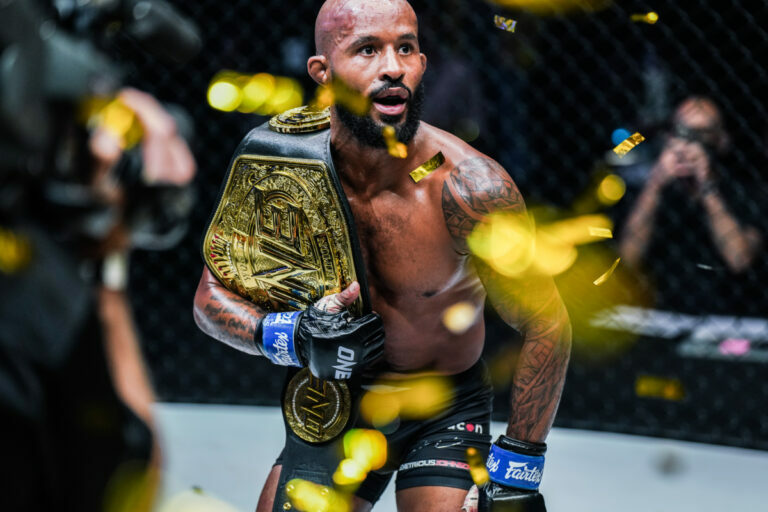 Chatri Sityodtong Gives Demetrious Johnson Performance Bonus