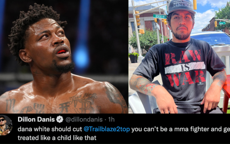 Image for Dillon Danis Disses Kevin Holland and then Deletes Tweet