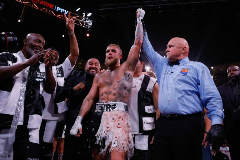 JakePaul defeats Anderson Silva