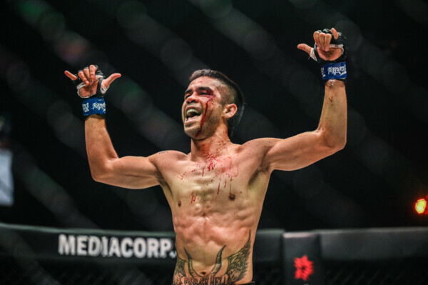 Danial Williams celebrates victory