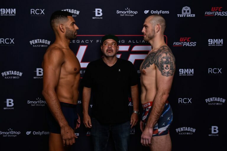 LFA 145 weigh-in