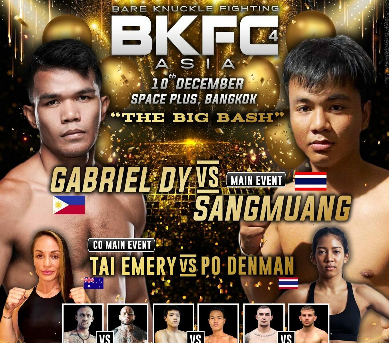 BKFC Asia 4 The Big Bash Announced for December 10