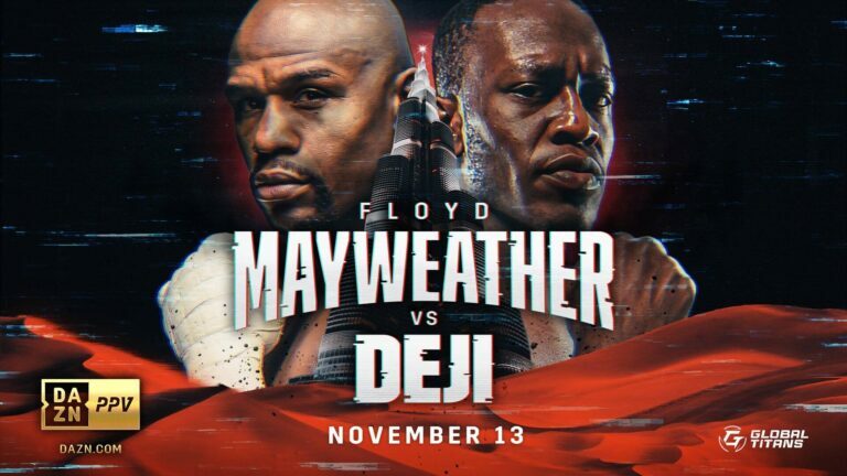 Floyd Mayweather Deiji PPV Poster