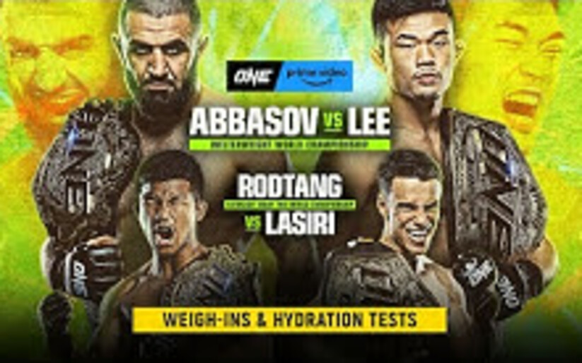 Image for Watch the ONE on Prime Video 4 Weigh-Ins & Hydration on MMASucka.com