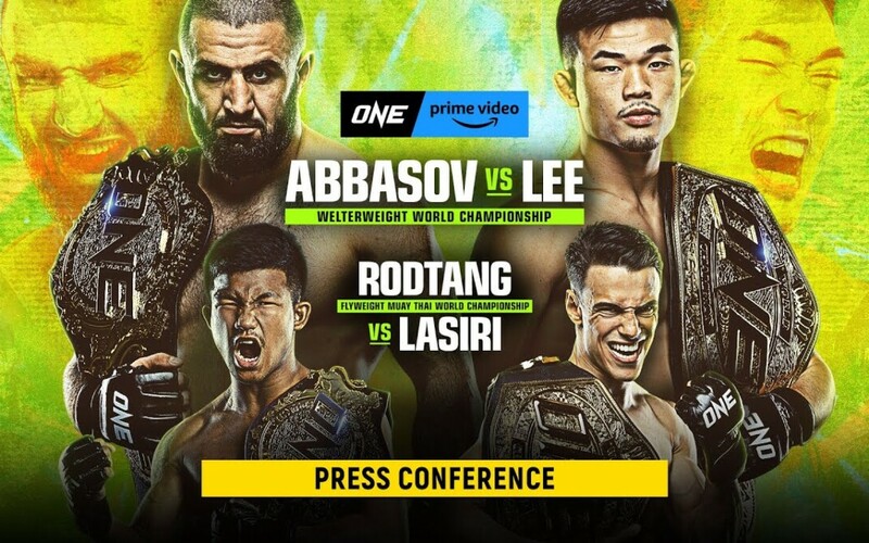 Image for Watch the ONE on Prime Video 4: Abbasov vs. Lee Press Conference