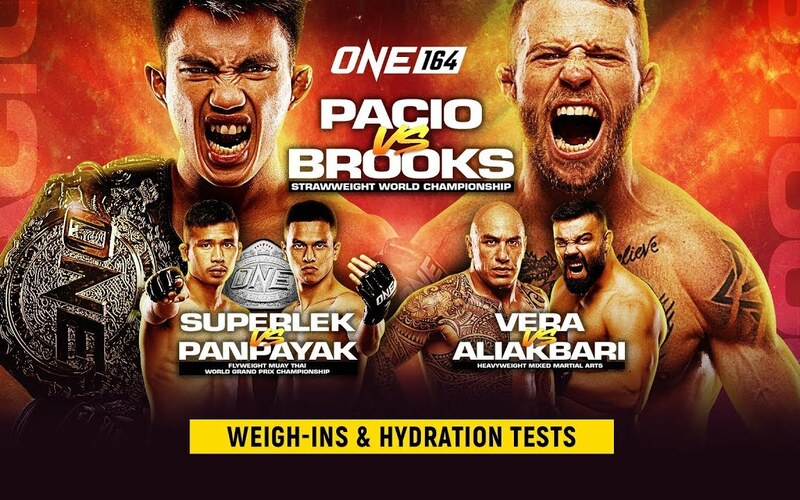 Image for Watch the ONE 164 Ceremonial Weigh-Ins & Faceoffs on MMASucka.com