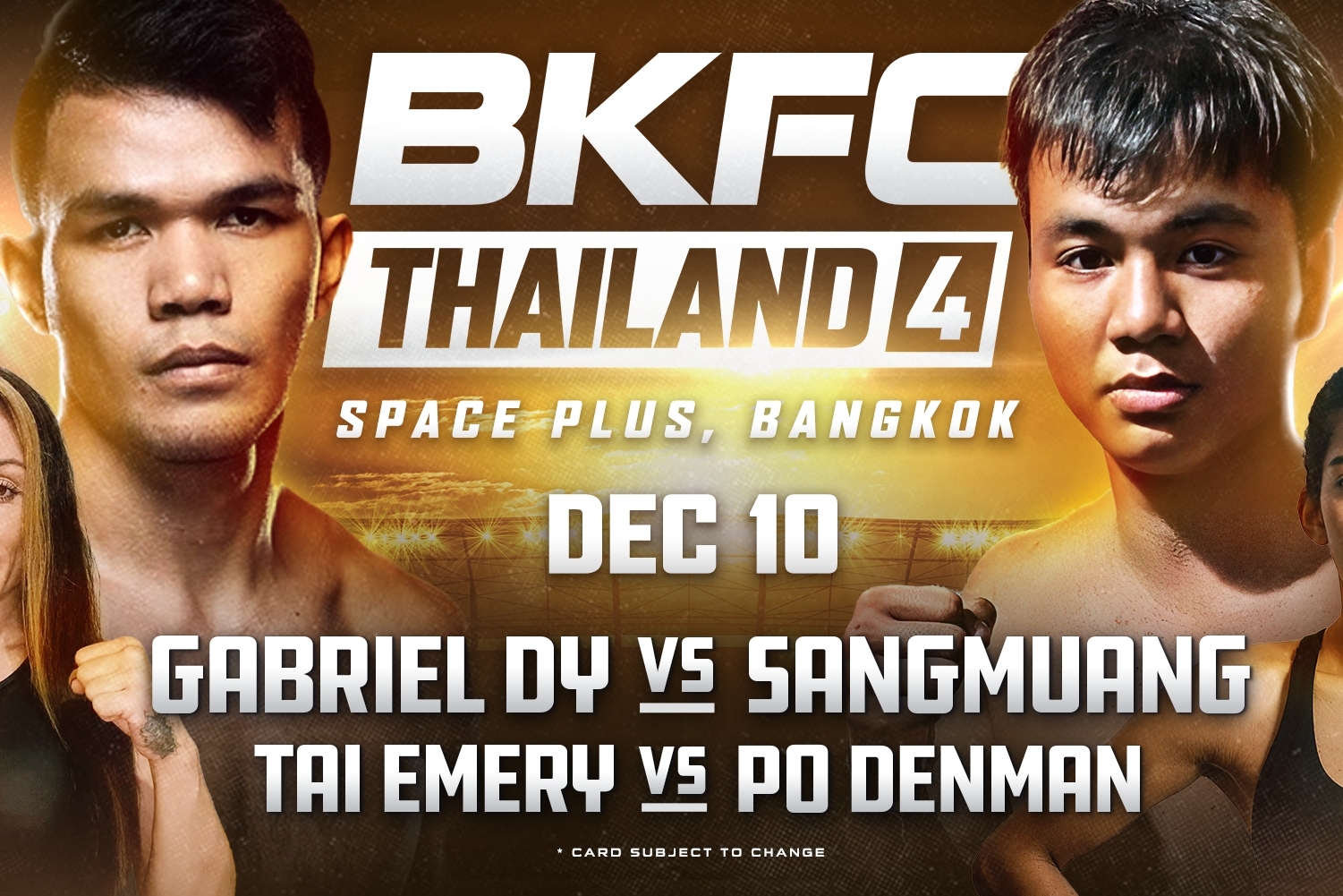 It's BKFC Fight Week in Thailand!