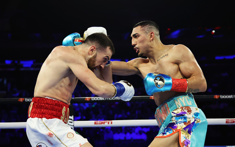 Image for Teofimo Lopez Edges Out Sandor Martin in Shaky Performance