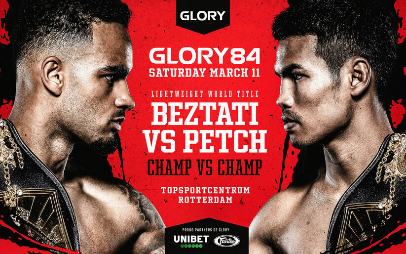 Image for GLORY 84 announces champions showdown with Beztati vs Petch