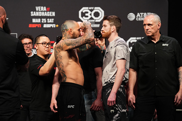 Chito Vera Corey Sandhagen Faceoff