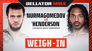 Bellator 292 Weigh In Poster